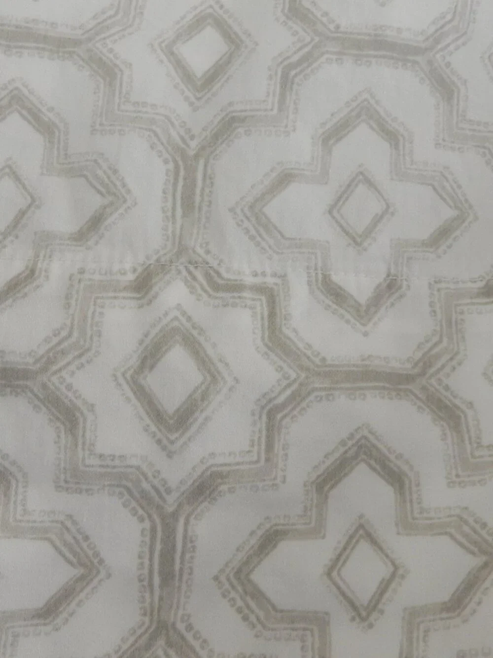 BOLL & BRANCH soft mosaic tile gray white QUEEN SHEET SET 6 pc organic VGUC